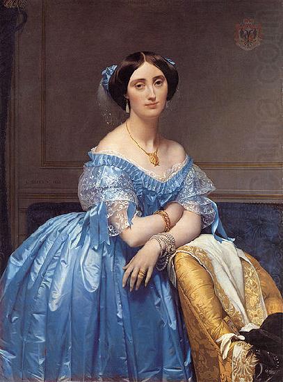 Jean Auguste Dominique Ingres Portrait of Princesse Albert de Broglie china oil painting image